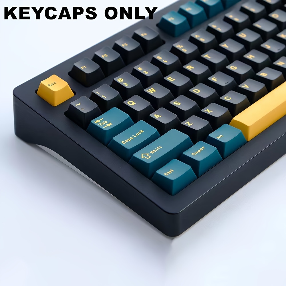 Blue Keycap Set, PBT Keycap Set, 108 Keys Keycap Set, Mechanical Keyboard  Keycap Set, Cherry MX Keycap Set, Gift for Him, Gift for Boyfriend 