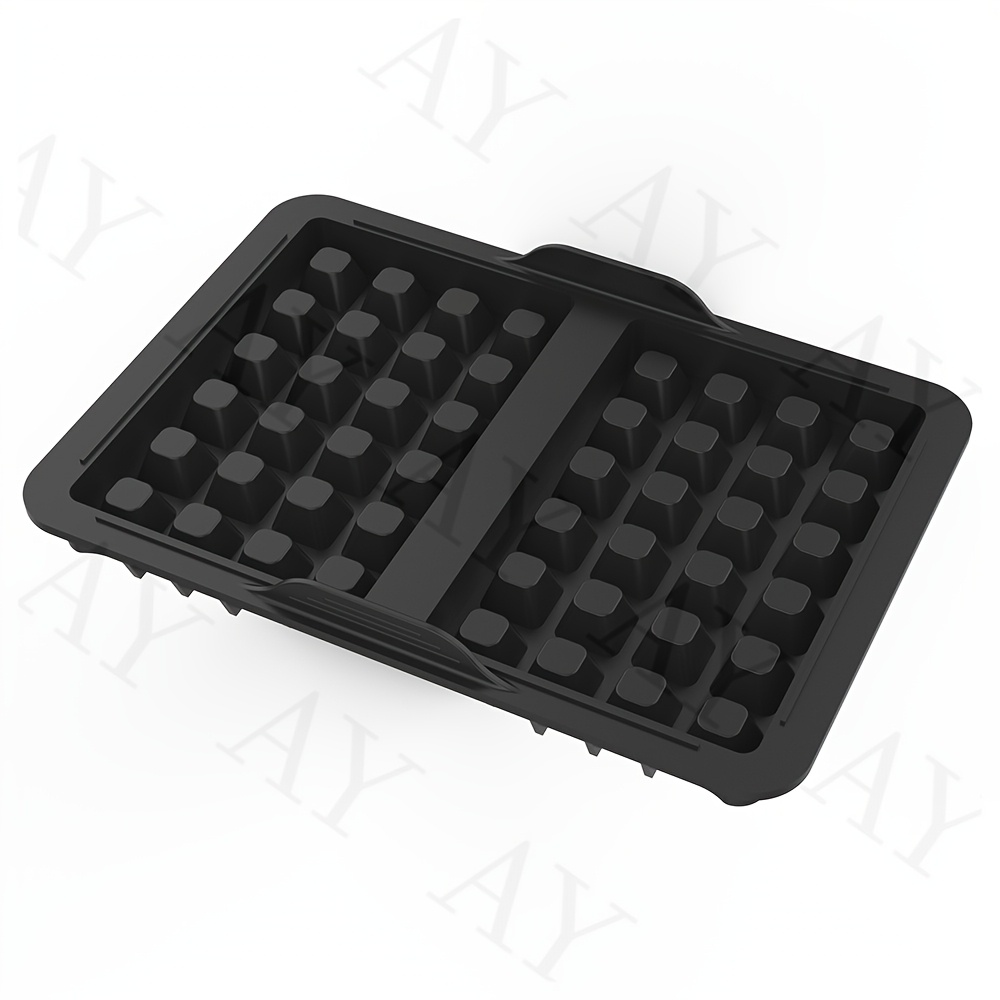 1/2pcs Air Fryer Silicone Liners Non-Stick Reusable Air Fryer Waffle Baking Pan Waffle Mold for Ninja AF400EU AF451EU SL400EU AF500DE Models and Many Other Air Fryers Accessories