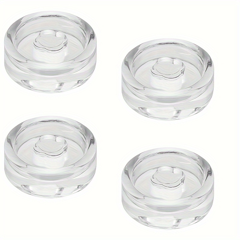 

Set Of 4 Glass Fermentation Weights For Wide Mouth Mason Jars - Home Kitchen Food Storage Accessory For Fermenting