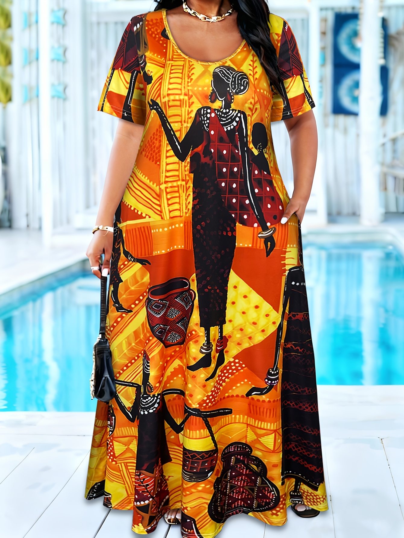 african print clothing sold on Temu United States