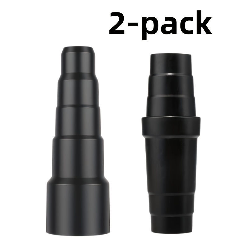 TEMU 2pcs Universal Vacuum Hose Adapter/reducer Accessory Set, Shop Vac Vacuum Accessory Hose Adapter Set, Wet Dry Shop Cleaner, Easy To Clean, Used