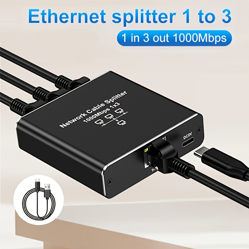 divisor red puertos poe gb/s puerto red puertos Temu