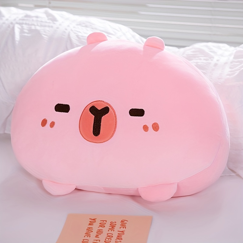 Uixxducc Capybara Plüschtier – Kuscheliges Stofftier Mit Schürze, 30 Cm, Als Spielzeug & Wurfkissen