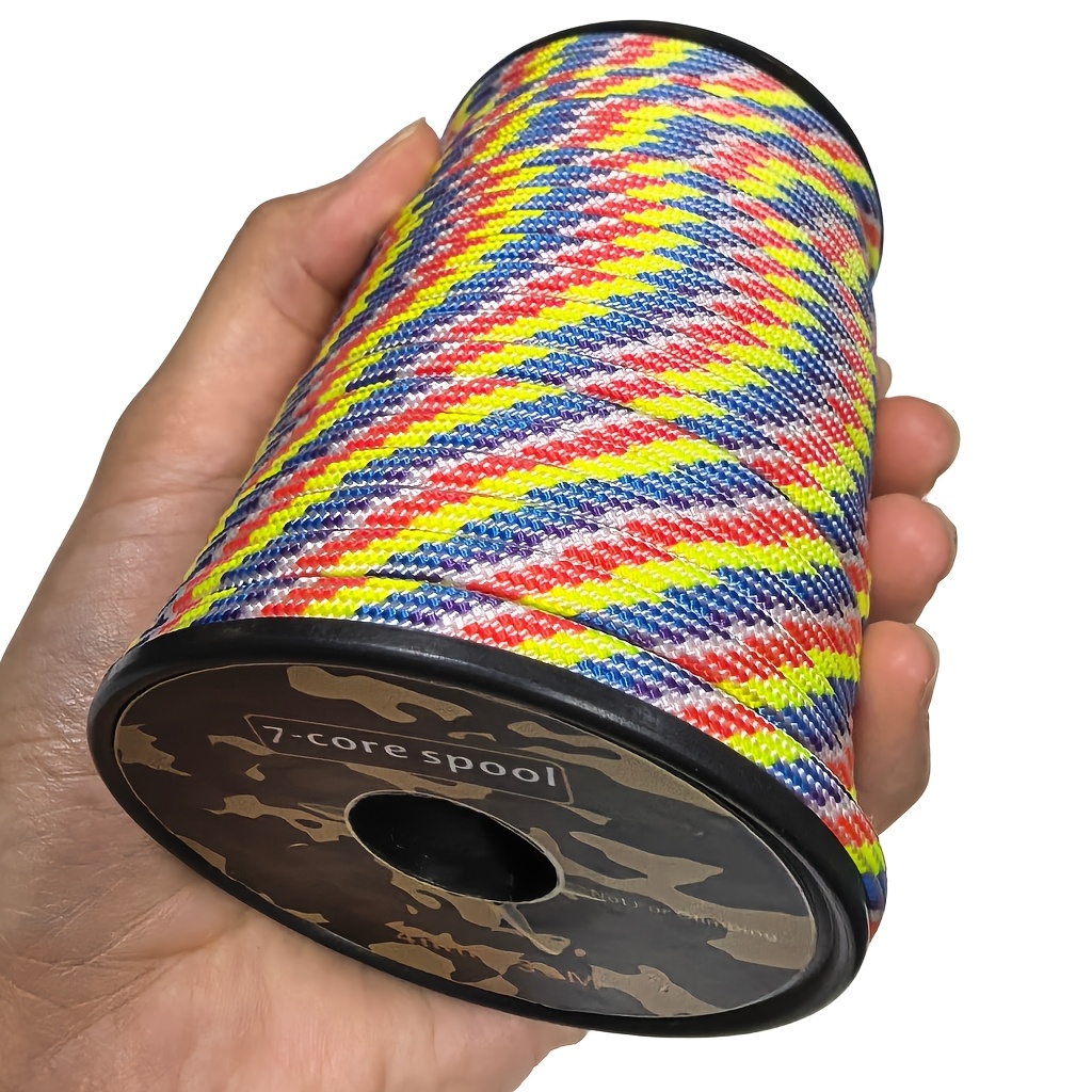 30m 7-Strand Rope, 4mm for Camping and Outdoor Use