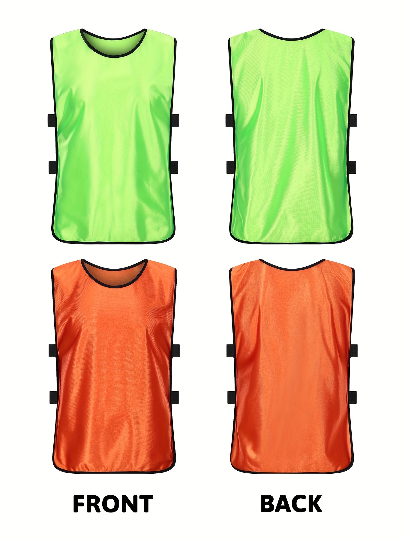 Material Entrenamiento Paquete De 12 Chalecos Deportivos Para