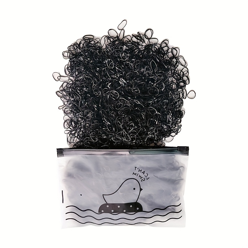 TEMU 1600 Mini Elastici per Capelli Colorati, per Viaggi, Feste e Scuola, un' Idea Regalo per Creare Acconciature