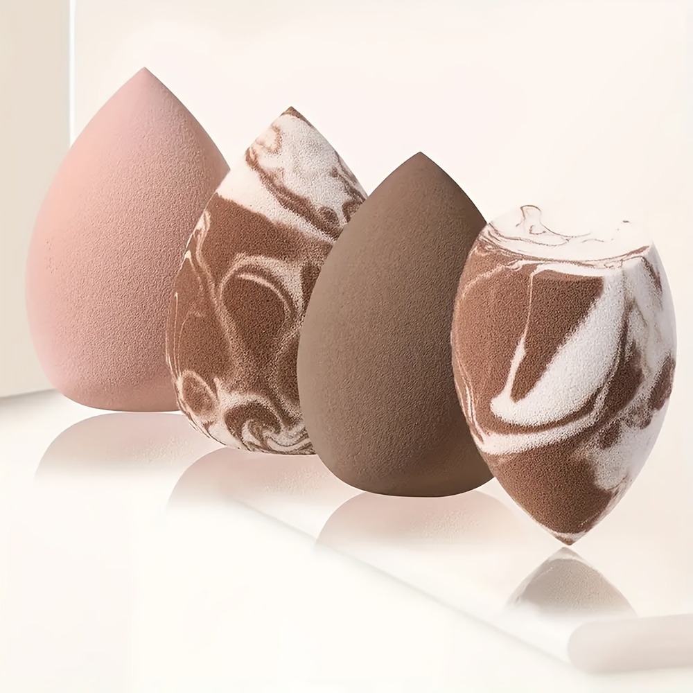 4pcs Soft Makeup Sponge Set for Liquid and Cream Application