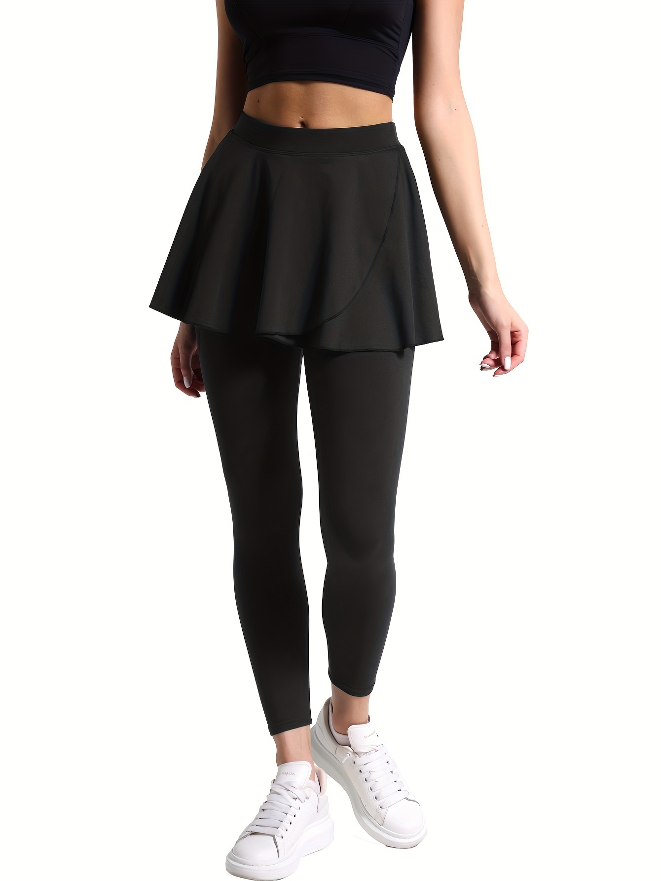 【Raucohouse】leggings layered banding skirt SKIRTED-LEGGINGS-CEST-MOI-ONE-