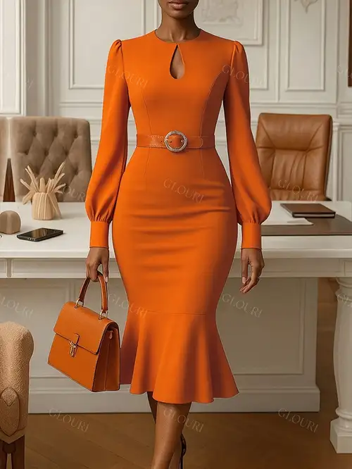 temu orange dress orange dresses for women
