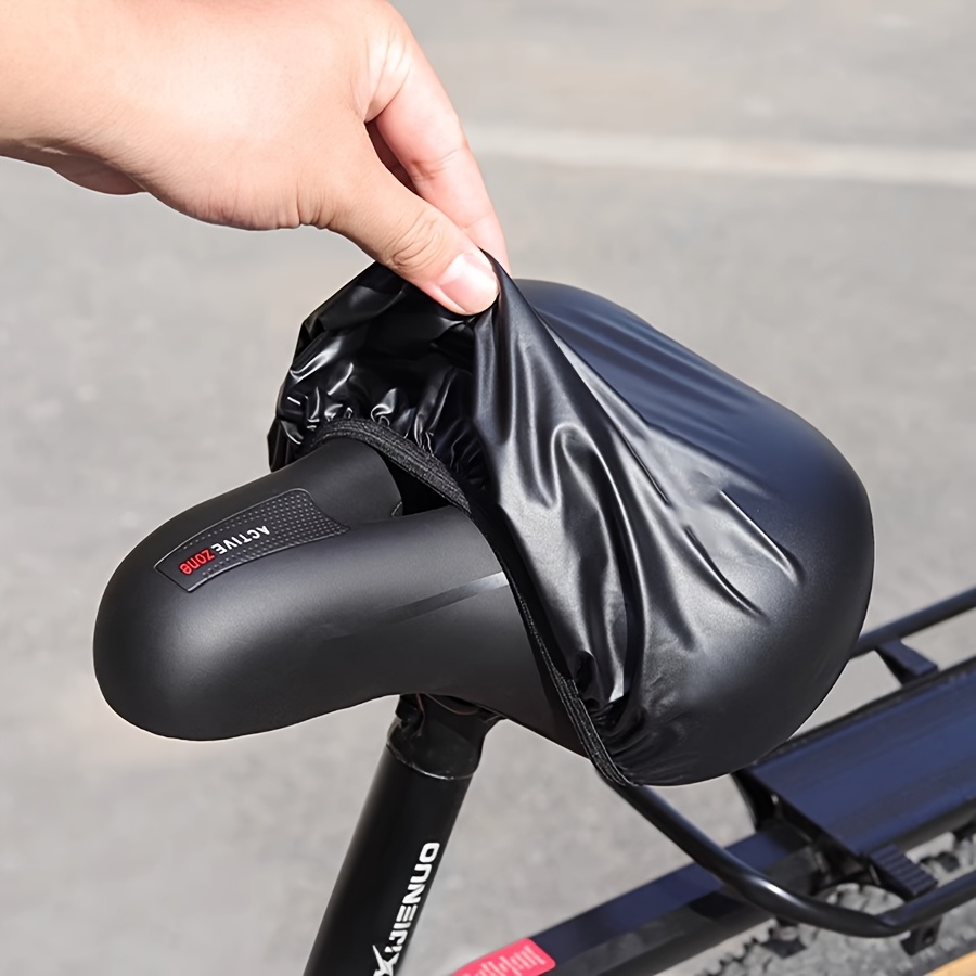 TEMU 1pc Thick Bicycle Seat Cover, Seasonal Universal Electric Bike Seat Cushion Cover, Mesh Cover, Electric Bike Protective Cover, Seat Cushion
