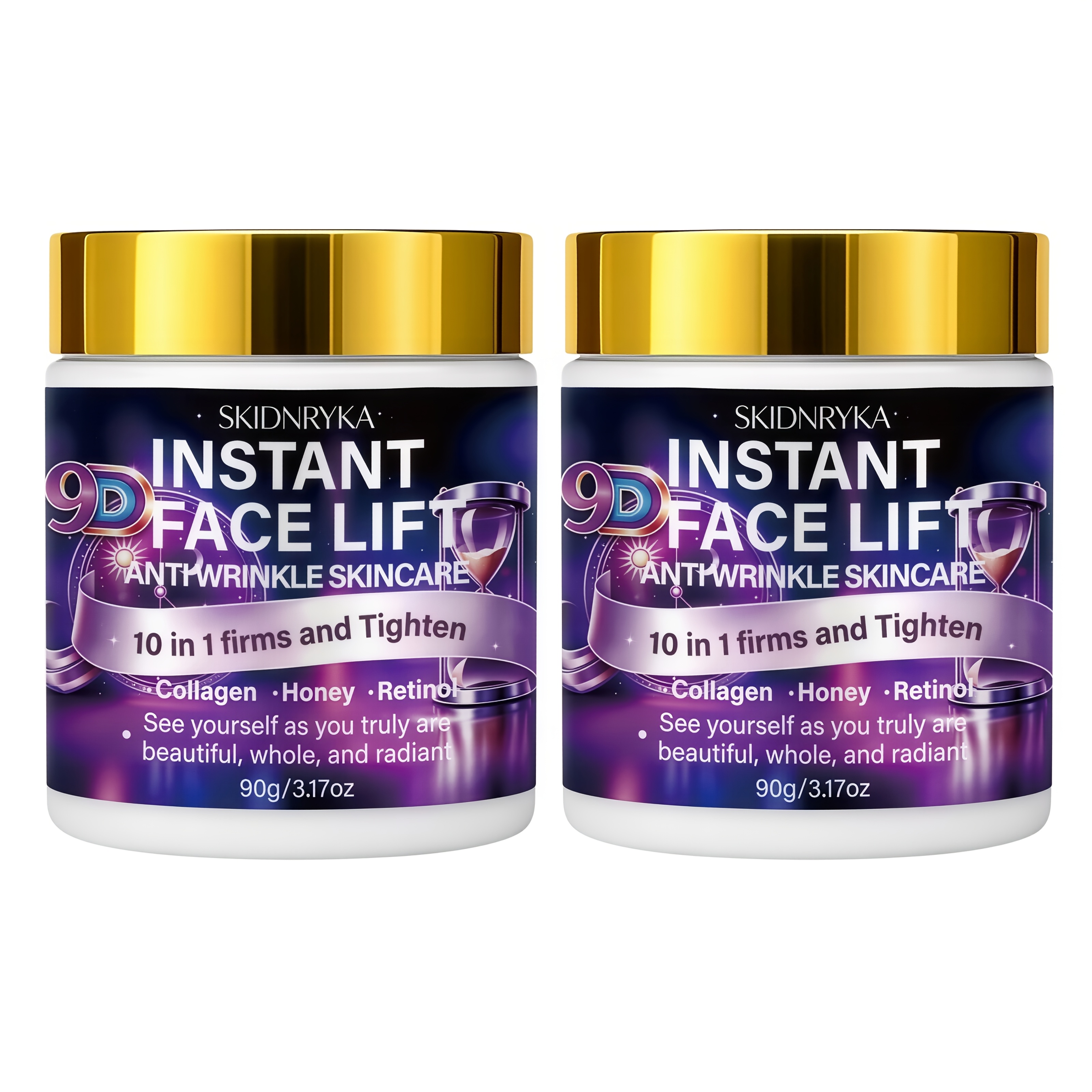 TEMU Free (2pcs) Retinol Firming Face Cream, Containing Collagen And Honey, Deep Moisturizing, Skin Care, Make Look , Care Use, Cream, Neck Cream,