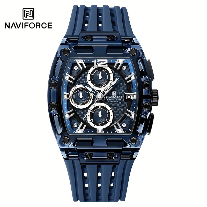NAVIFORCE reloj malla silicona