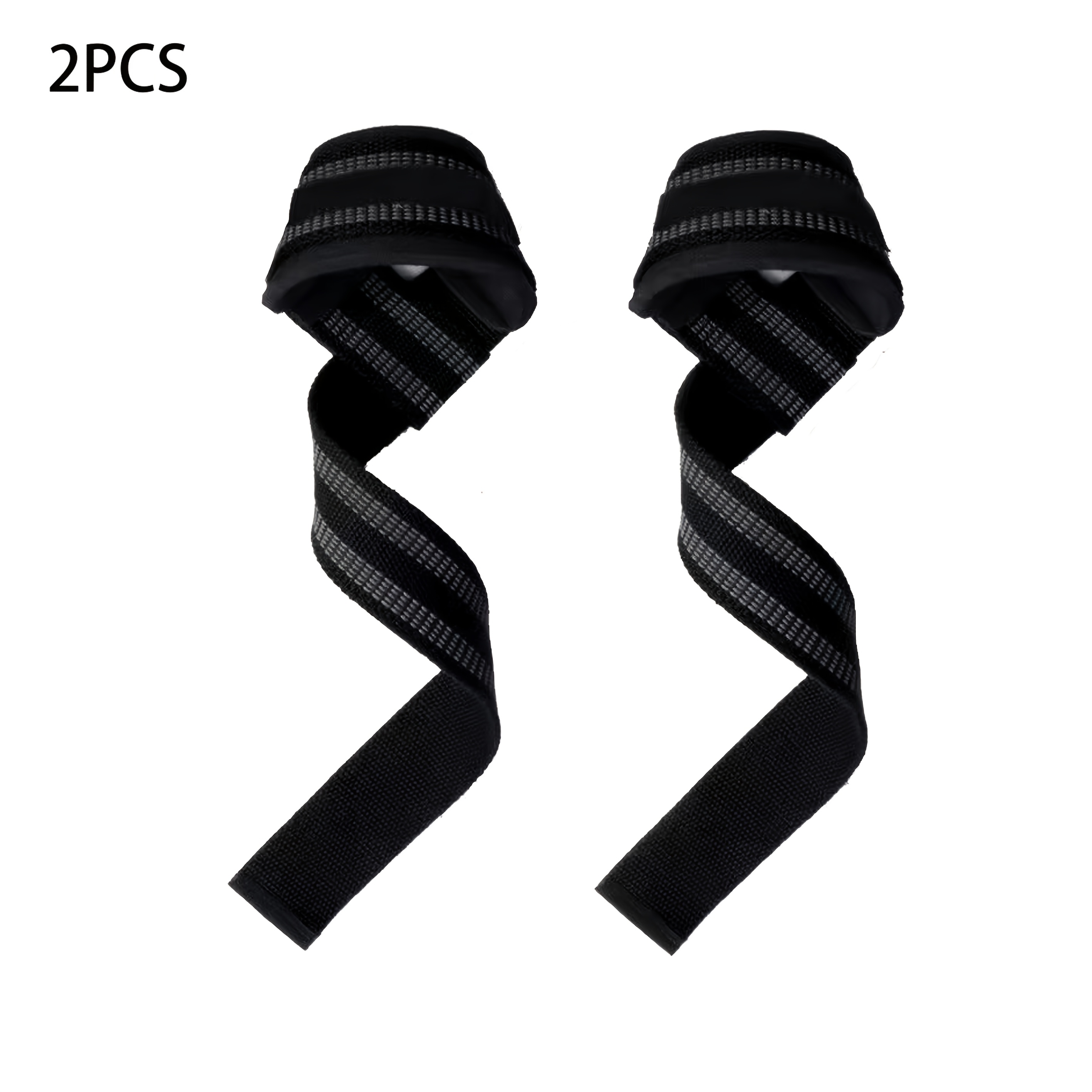 Image of 2pcs Heavy-duty Thickened Fitness Non-slip Assistance Bands, Small Fitness Equipment, Strength Training Aid, Suitable For Dumbbell Workouts, Large Strength Training, Barbell, Weightlifting Training