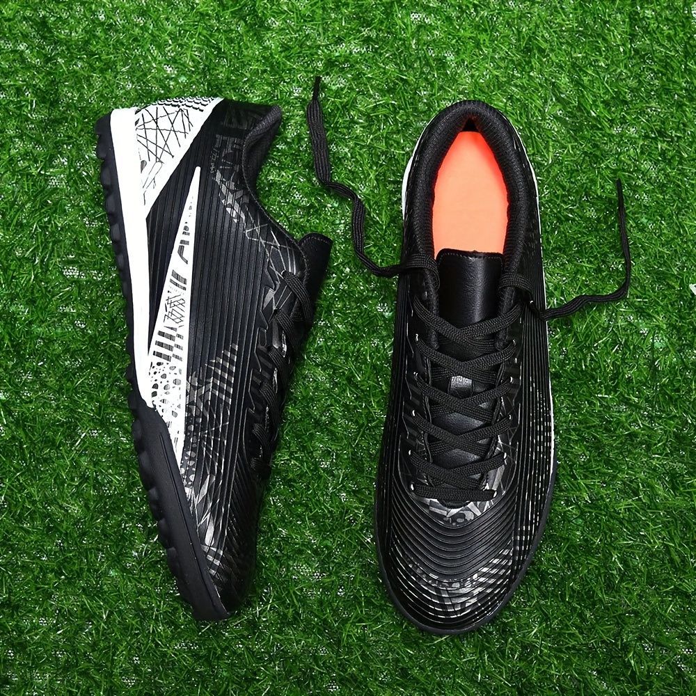 FG Soccer Cleats Mens Soccer Shoes Lightweight Futsal Football Boots Anti-Slip Unisex Sports Sneakers For Enhanced Performance