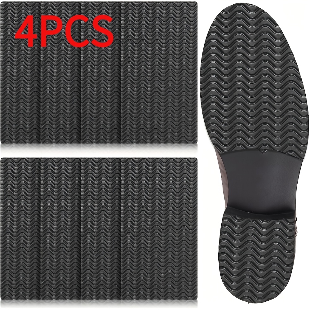 TEMU 4pcs Shoe Insoles, Anti-slip Pads To Stick On Shoe Soles, With Adhesive Backing, Enhancing Shoe Grip
