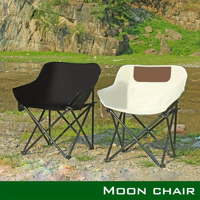 Outdoor Folding Chair Khaki Large Medium Portable Ultralight - Temu Canada
