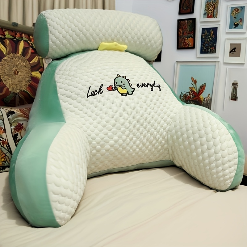 Cojines Cama Almohada De Lectura Con Reposabrazos, Almohada De