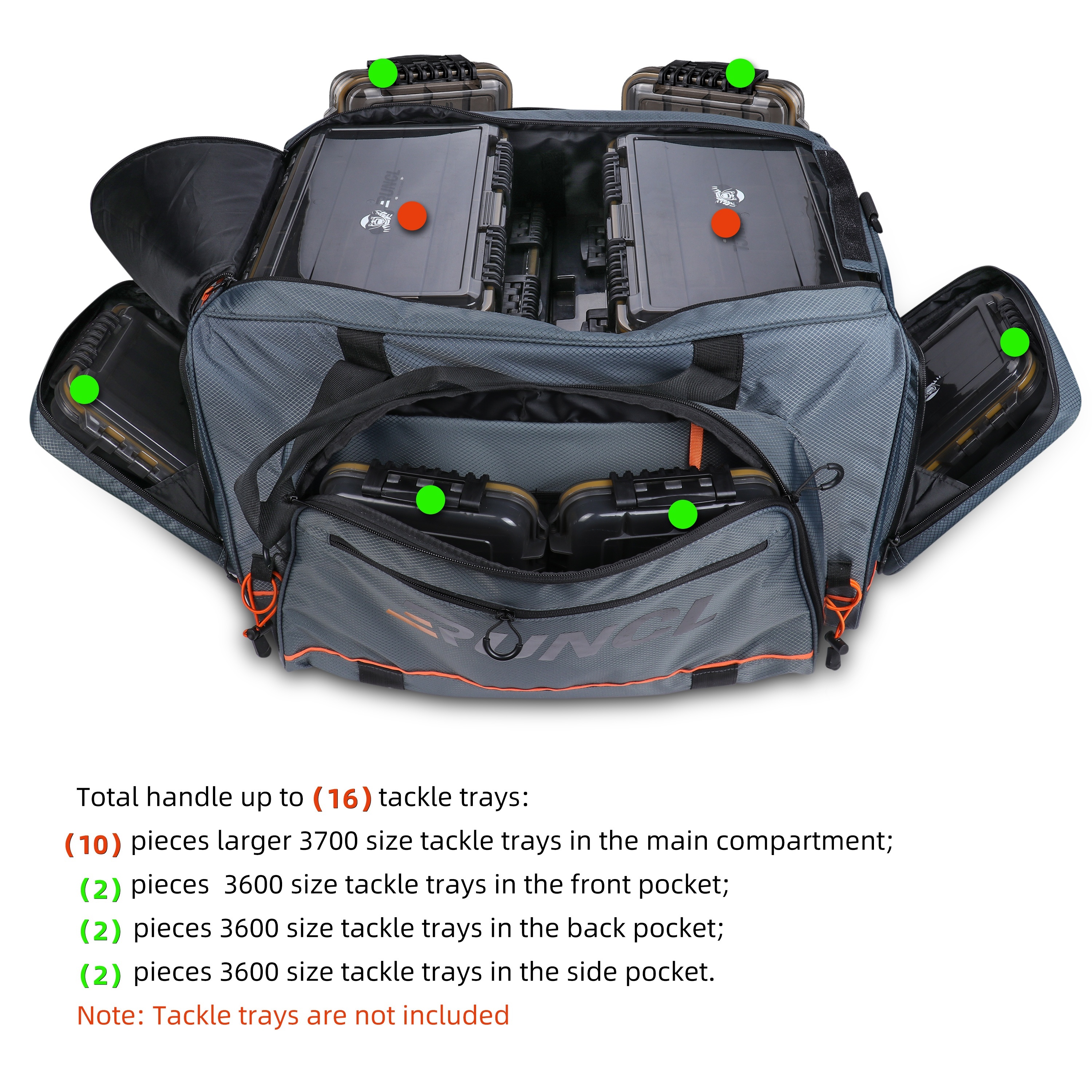 1pc Fishing Tackle Storage Bag, Fishing Gear Shoulder Bag, Large Capacity  Fishing Bag