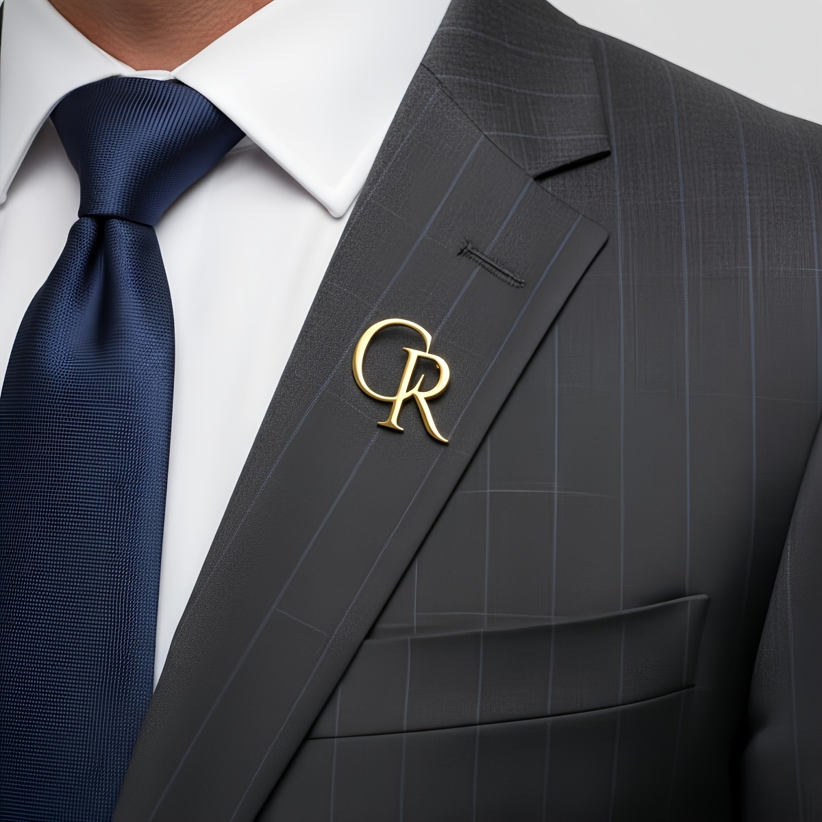 Custom Name Brooch, Minimalist Unisex Jewelry for Daily Wear