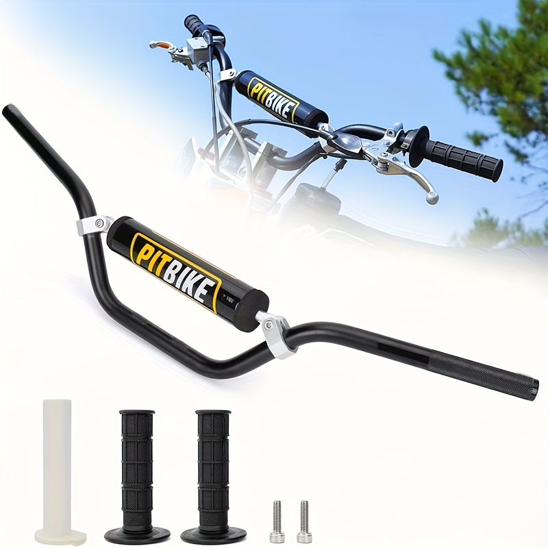 PPR PIT PRO RACING Motorcycle Handlebar 7/8" 22mm Motocross Moto Bar With Foam Pad For CRF YZF KXF KLX RMZ DRZ Dirt Bike Use T6-6061 Aluminum (Blue