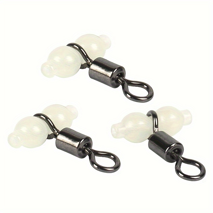 

40pcs T-shaped Connector With Bead, Sea Fishing Swivels, Terminal Tackle, Outdoor Fishing Supplies
