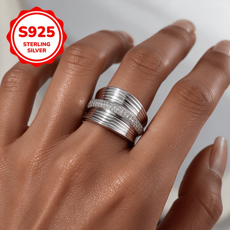Women's 925 Silver Adjustable Personalized Delicate Waist Ring
