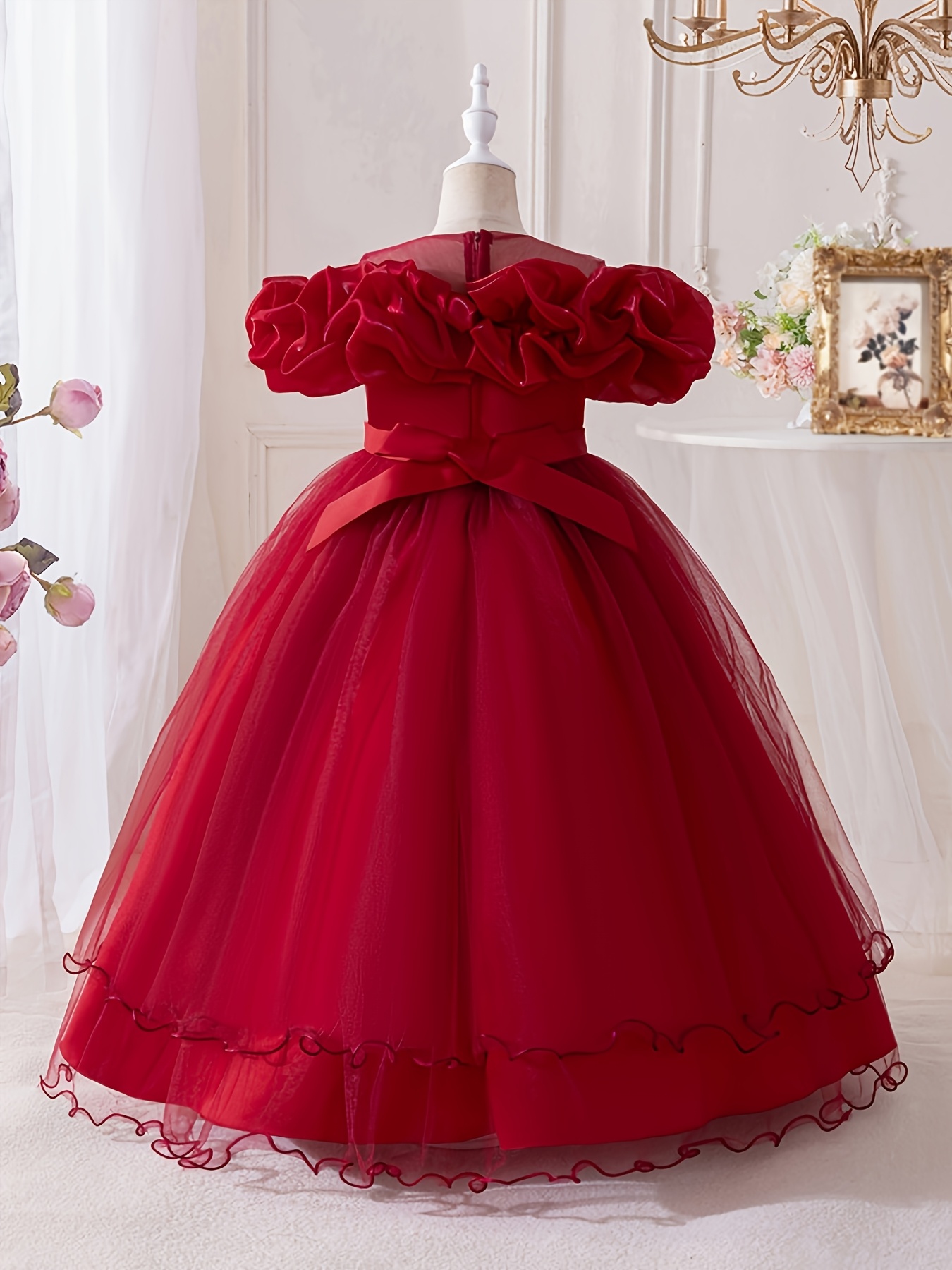 strapless open back dress Klarissa Halter Maxi Dress Red