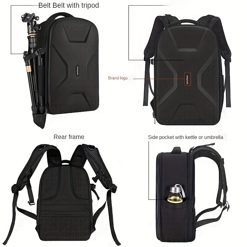 moruo large capacity camera backpack durable multi Temu Germany