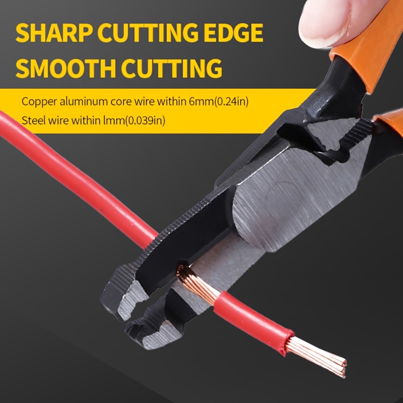 15.24 cm Screw Extractor Pliers, Multipurpose Stripped Screw Remover Tool with Unique Non-Slip Jaws for Home Renovation Repair Hand Tools
