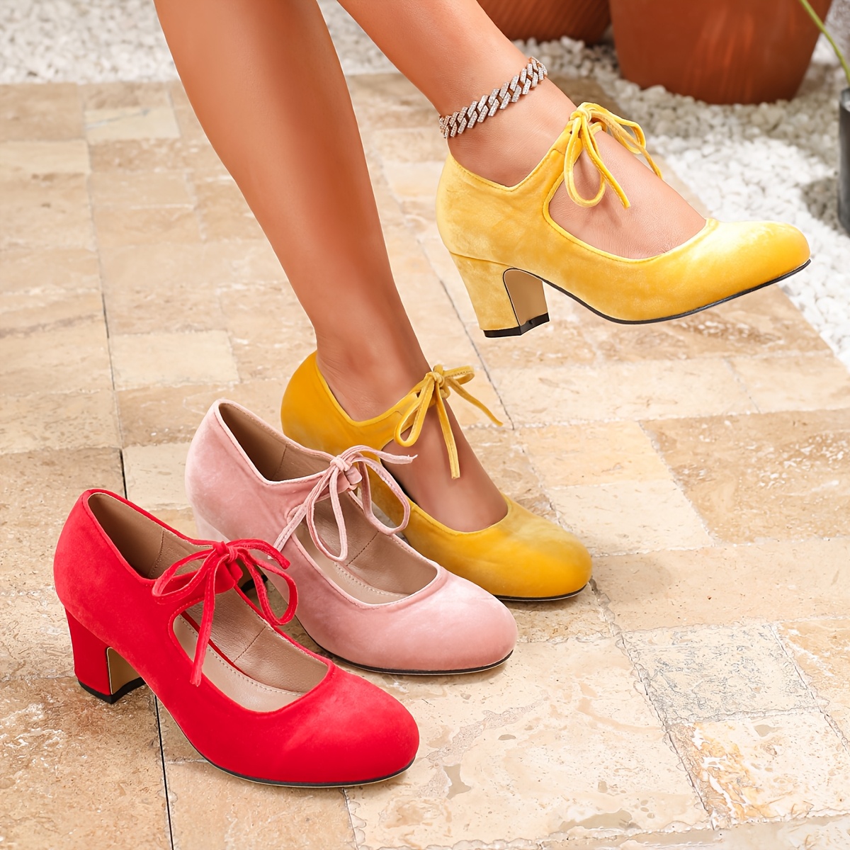 yellow dress with hot pink shoes heels sold on Temu United States hot pink and yellow outfit