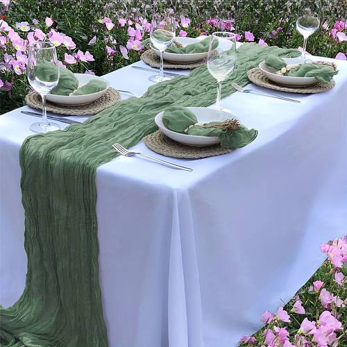 13pcs runner 12 napkins suitable for wedding birthday party decorations