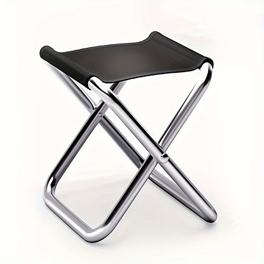 lightweight aluminum folding chair for camping fishing portable outdoor stool details 1