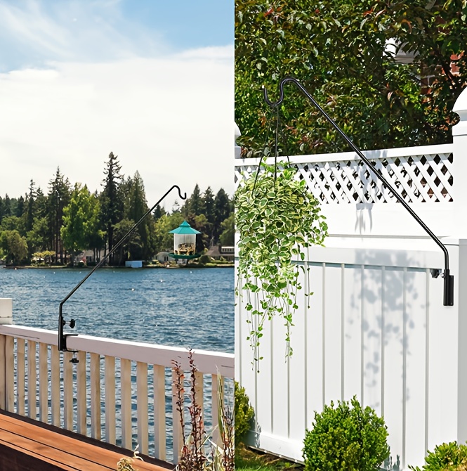 bird feeder hook deck railing 30inch heavy duty - Temu Oman