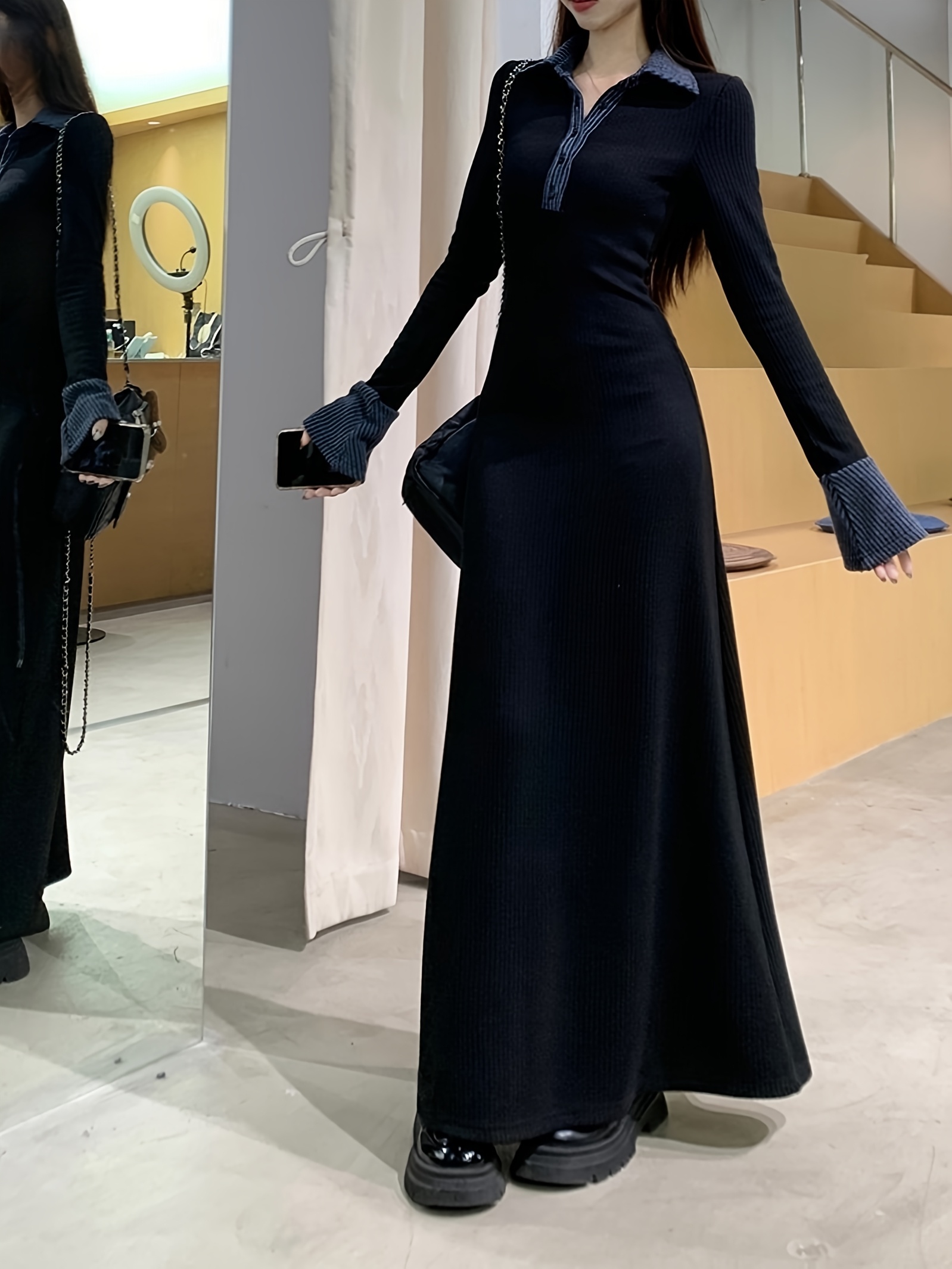 womens autumn winter coat cinching