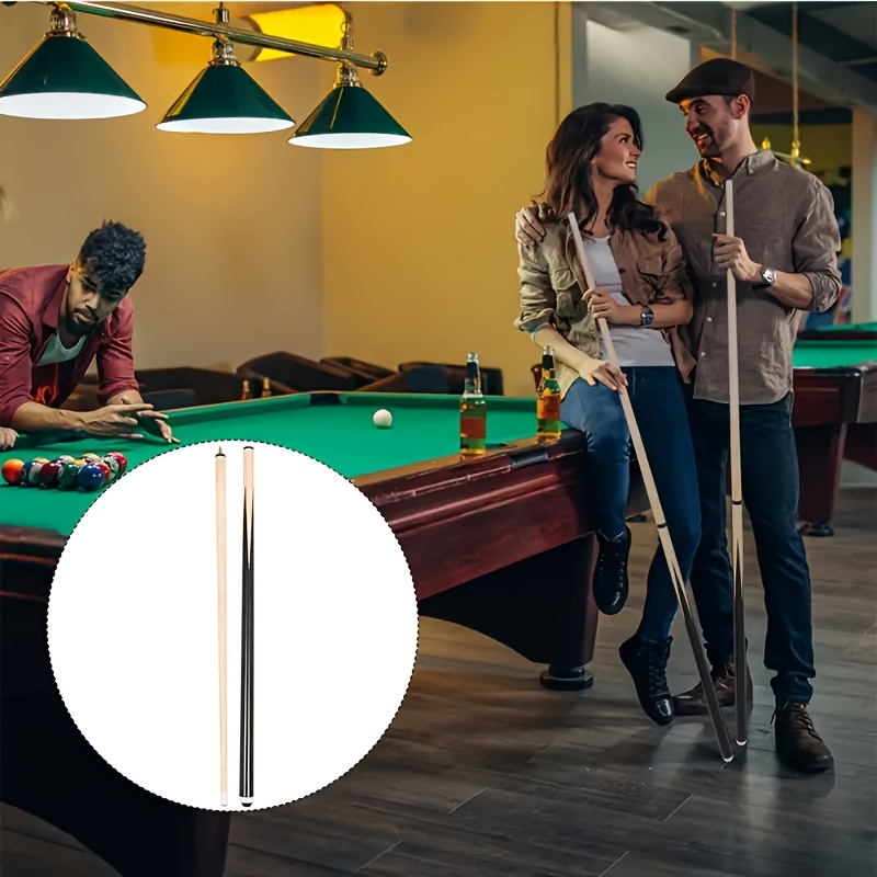 

Premium 58-inch Wood Pool Cue - Ideal For Beginners, Durable Training Stick