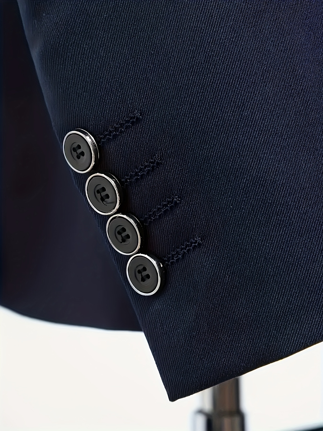 a luxurious classic mens solid color suit set featuring a lapel jacket and trousers regular fit long sleeves and a traditional silhouette   weddings and business meetings made from high quality fabric for   and stylish desig details 4