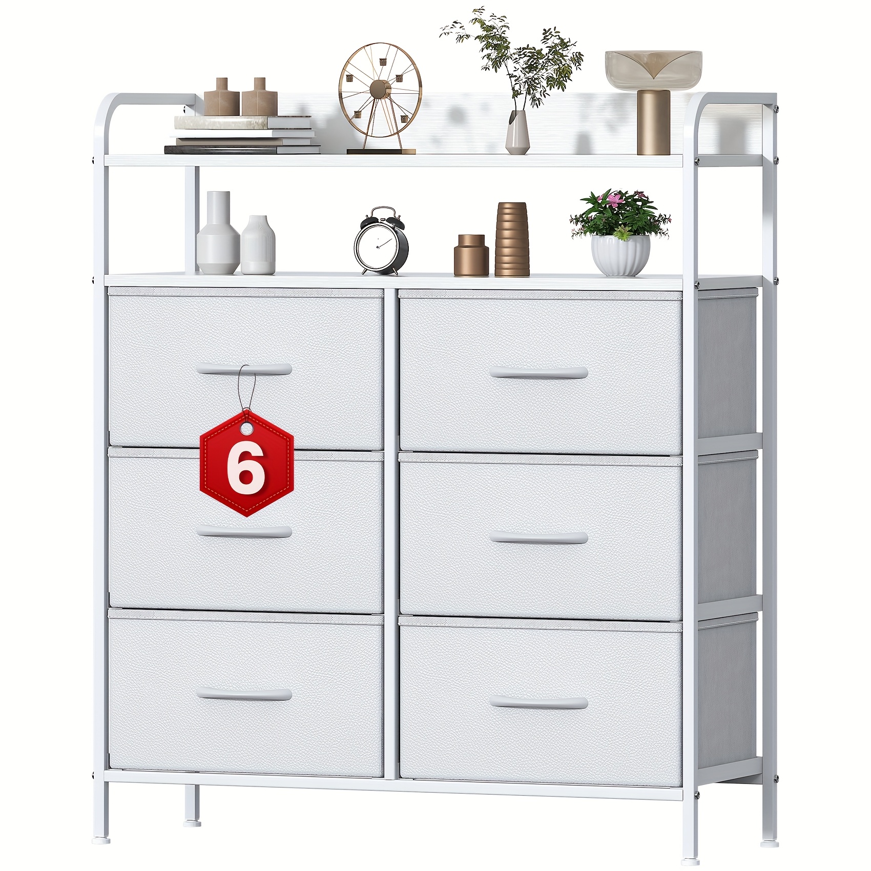 6-Drawer Chest for Bedroom and Living Room