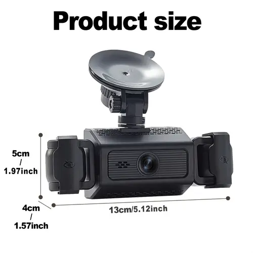 4 channel hd 1080 driving recorder wide angle adjustable lens audio night wdr loop recording with 64g memory card car dvr recorder driving recorder for car