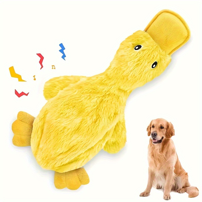 

Squeaky Plush Duck Toy For Dogs – Durable Interactive Pet Sound Toy For All Breed Sizes – Soft Plush Material, Ideal For Tug And Play