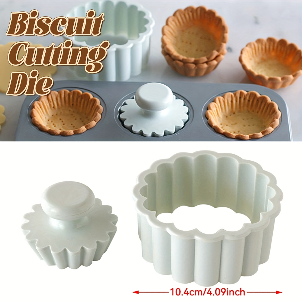 

6-cavity Floral Carbon Steel Baking Mold For Mini Cupcakes, Fruit Tarts, Cookies, And Pie - , Manual Operation, Elegant , Birthdays And Special Occasions, Baking Accessories