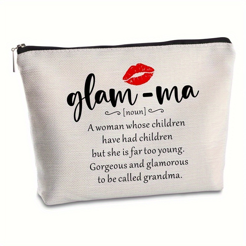 

Makeup Bag: A Pouch For The Fashionable Grandma - Perfect For Mother's Day, Christmas, Or Any Special Occasion