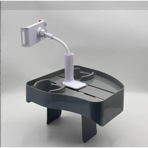 a 3 in 1 adjustable hot tub tray table with clamp for poolside designed to hold drinks and phones tablets this non slip beverage tray is an essential accessory for outdoor inflatable pools combining practicality and aesthetics