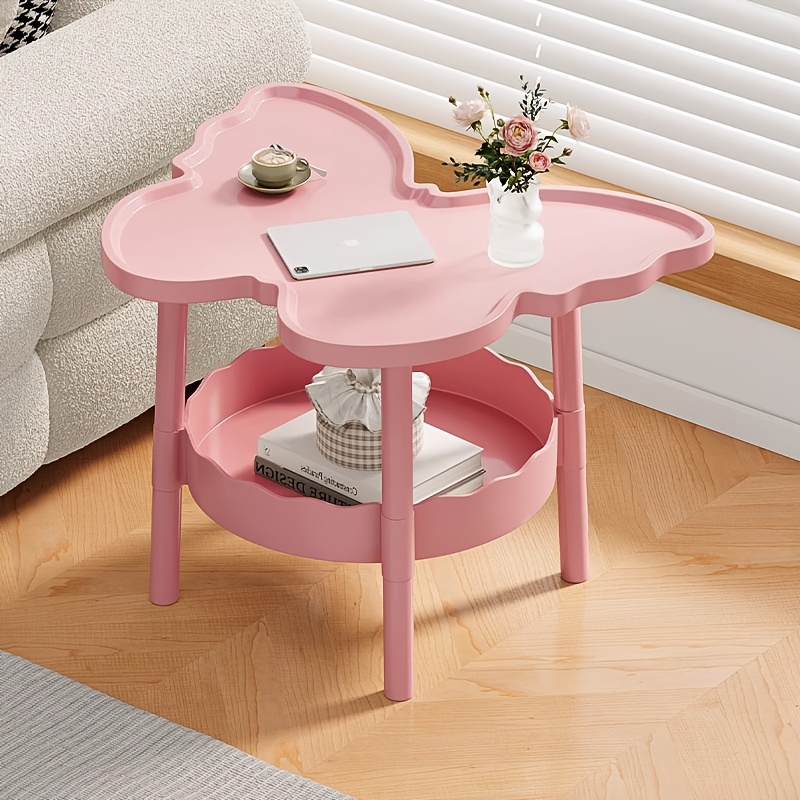 1pc, Bedside Table Sofa Side Cabinet Side Table Living Room Table Mini Movable Coffee Table Bedroom Bedside Small Table