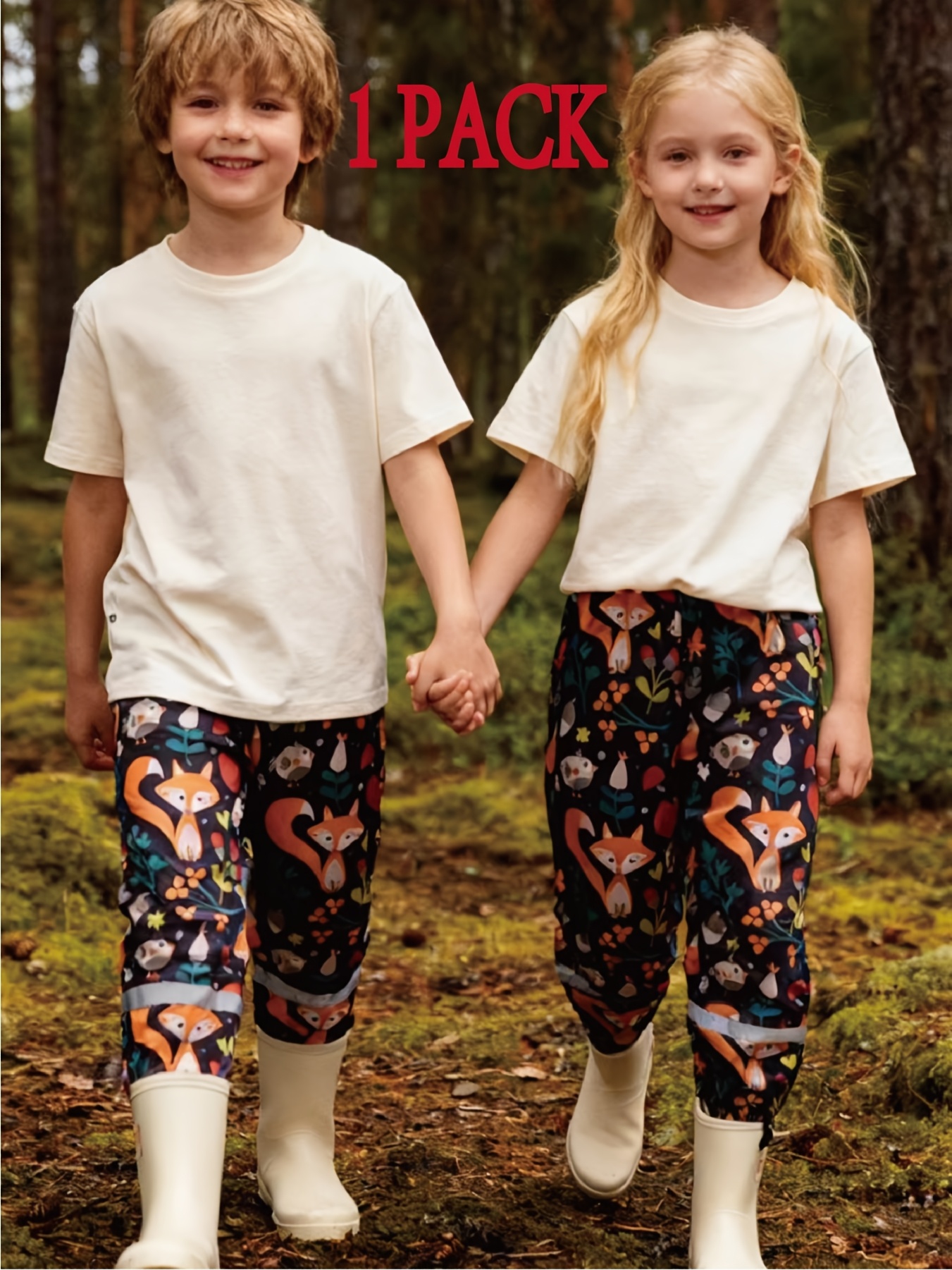 Kids' Fashion Long Pants with Ted Lining, Soft and Comfortable