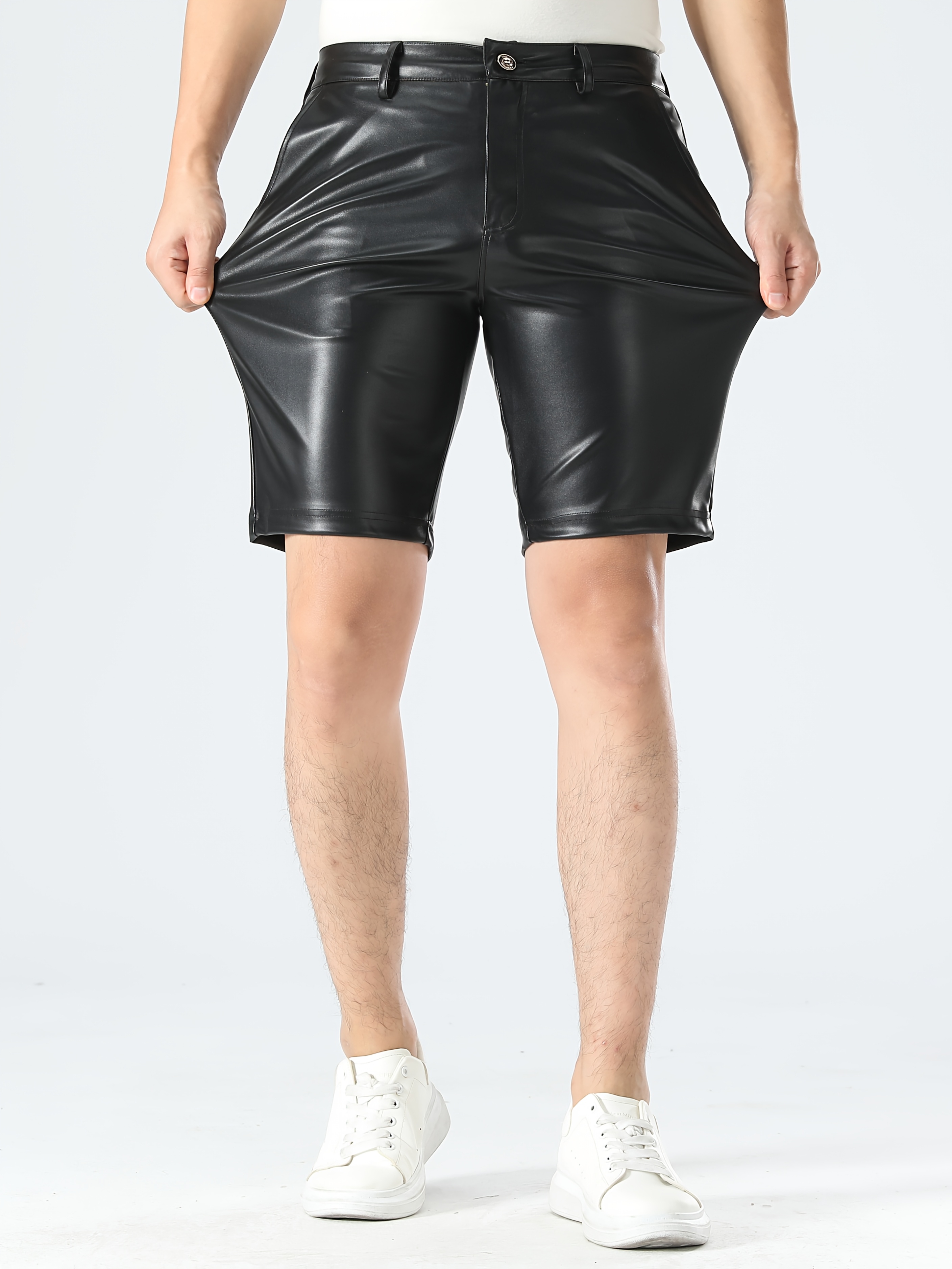 leather shorts sold on Temu Canada