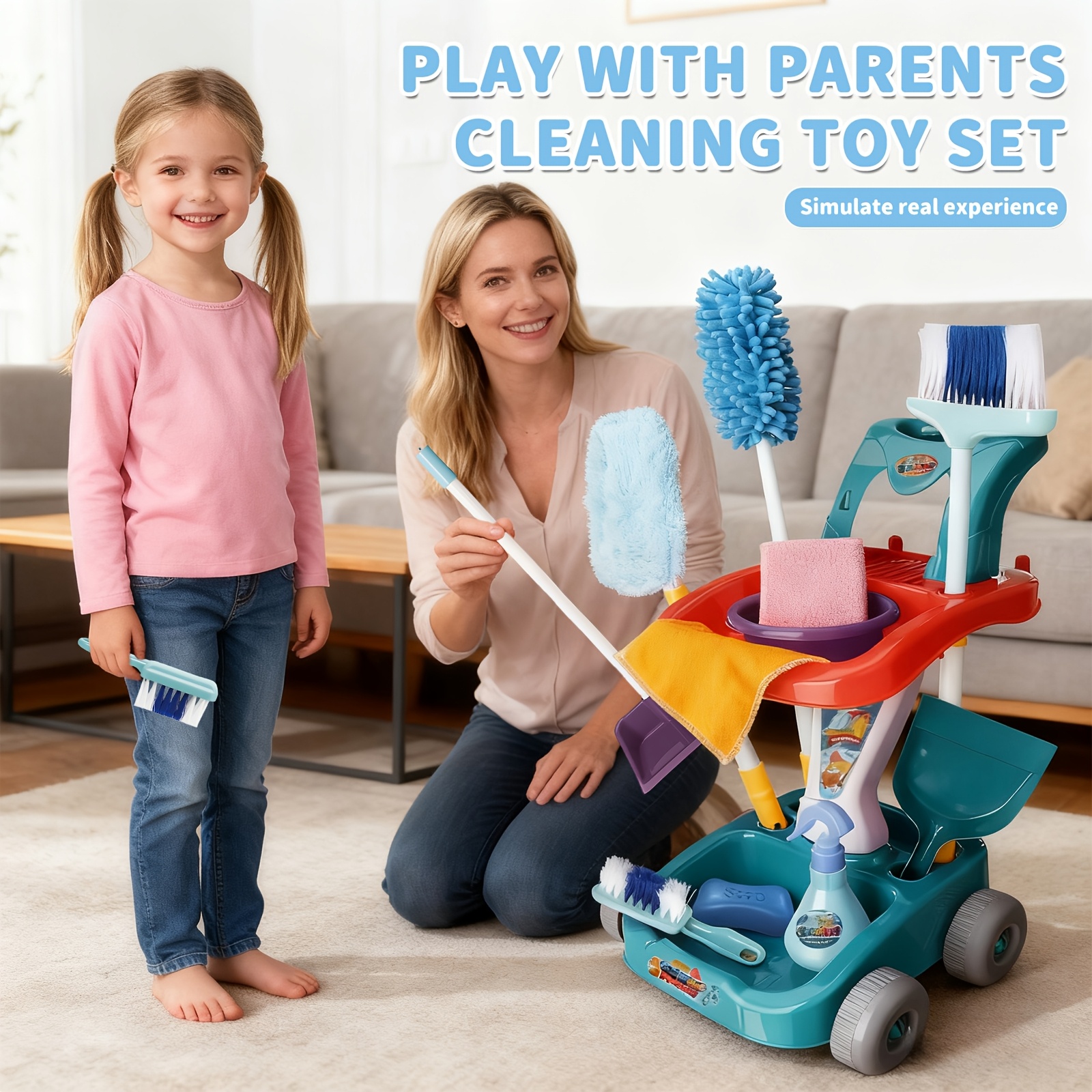 schoonmaak speelgoedset