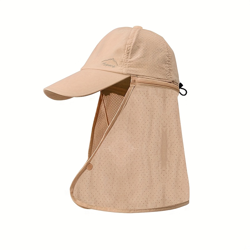E-shop Dünne, atmungsaktive, schnelltrocknende Outdoor-Sonnenschutz-Schal-Mütze für Herren zum Angeln, Bergsteigen für Outdoor-Sportarten mit