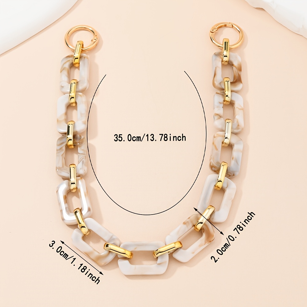 Image of Wholesale Women's Underarm Bag Chain Accessory, Chain Sold Separately, Bag Accessory, Short Shoulder Strap For Handbag, Thick Strap Accessory For Tote Bag, 1pc