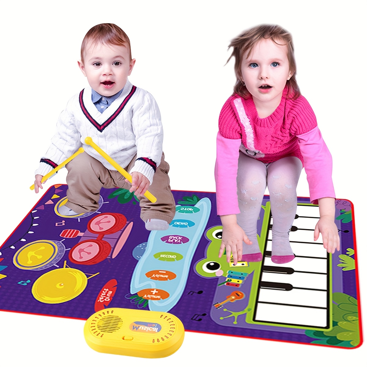 piano drum set play sensory play mat piano Temu Australia