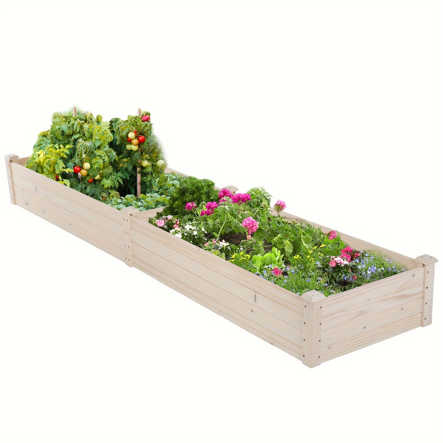 

Horticulture Raised Garden Bed Planter Box With Legs & Storage Shelf Wooden Elevated Vegetable Growing Bed For Flower/herb/backyard/patio/balcony